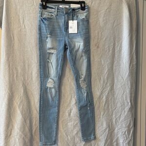 Zenana Light Blue Skinny Jeans